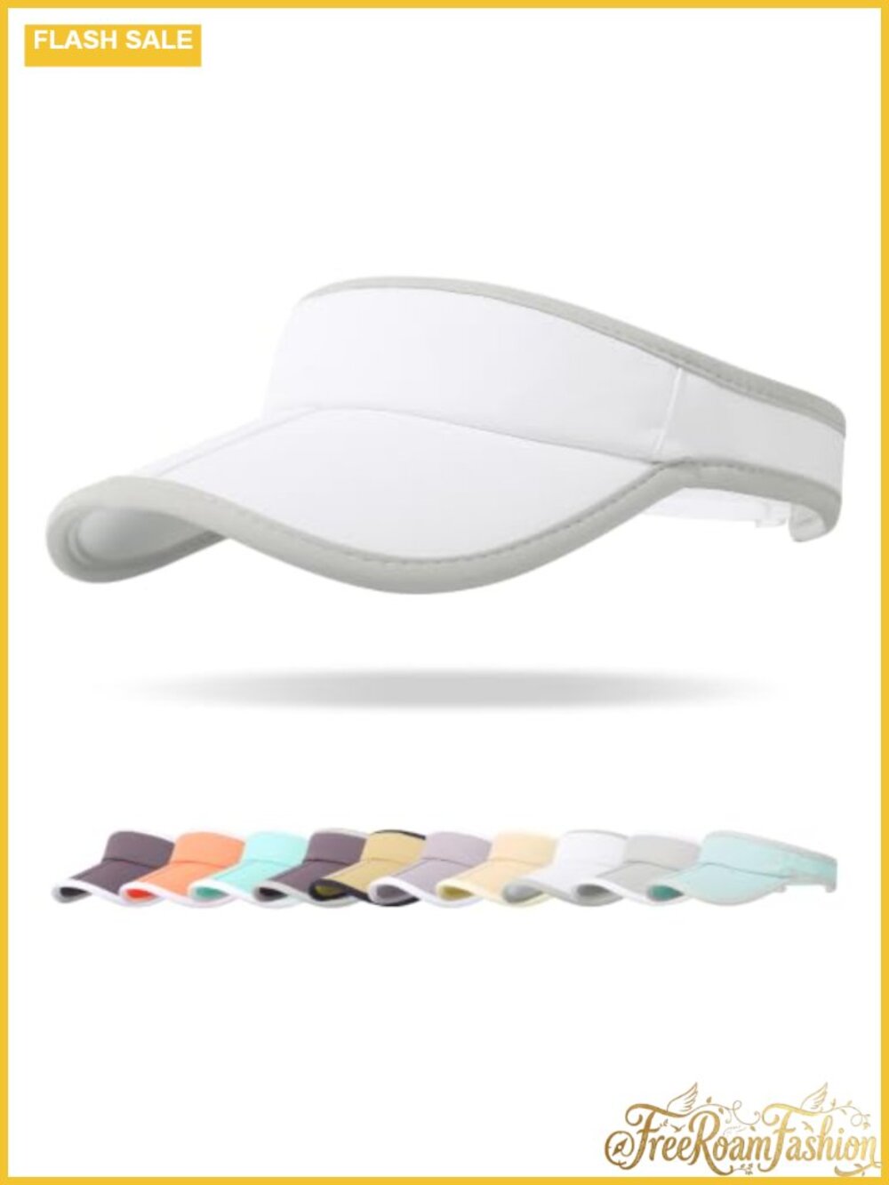 Foldable Brim Adjustable Sun Visor Hat for Women Men